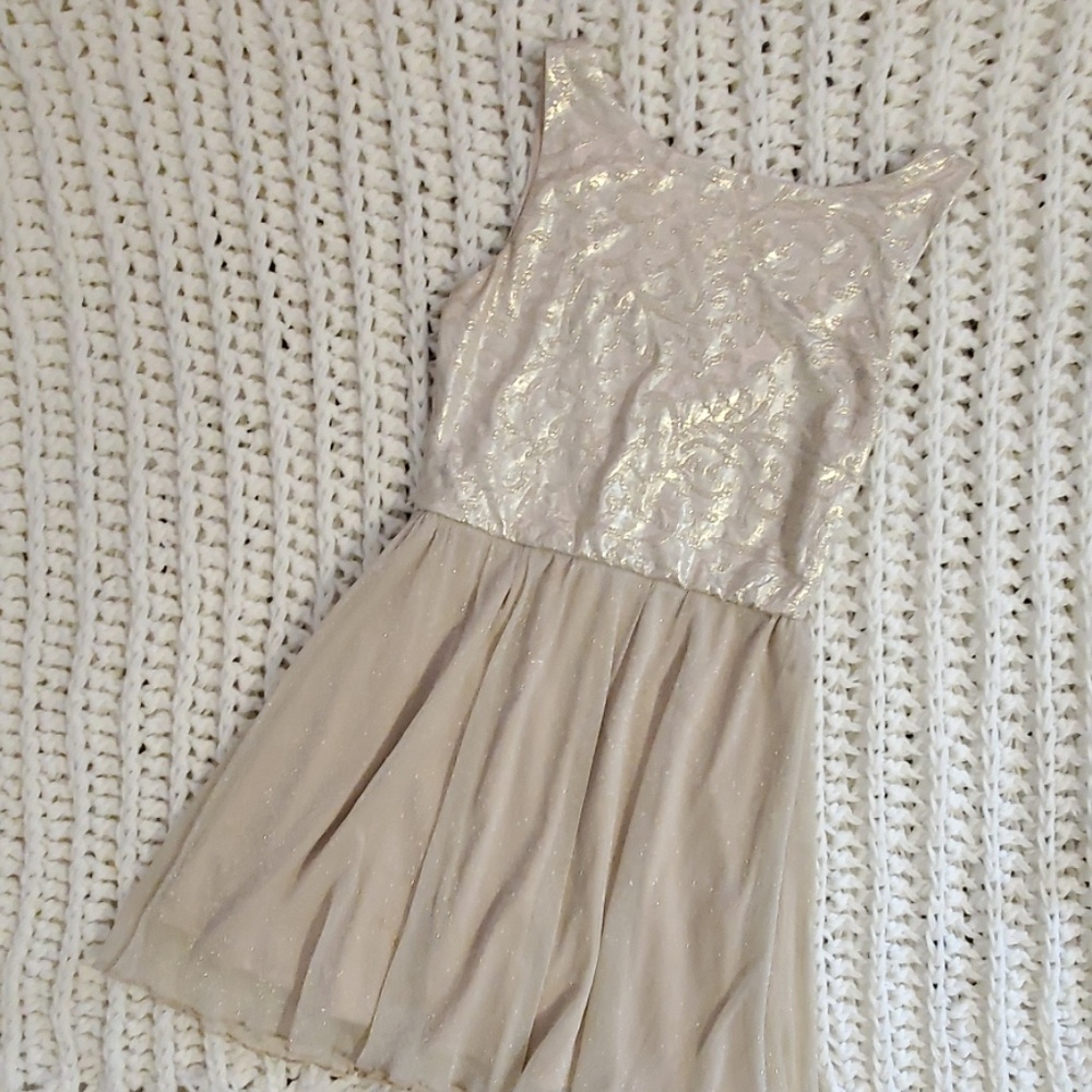 Gold dress